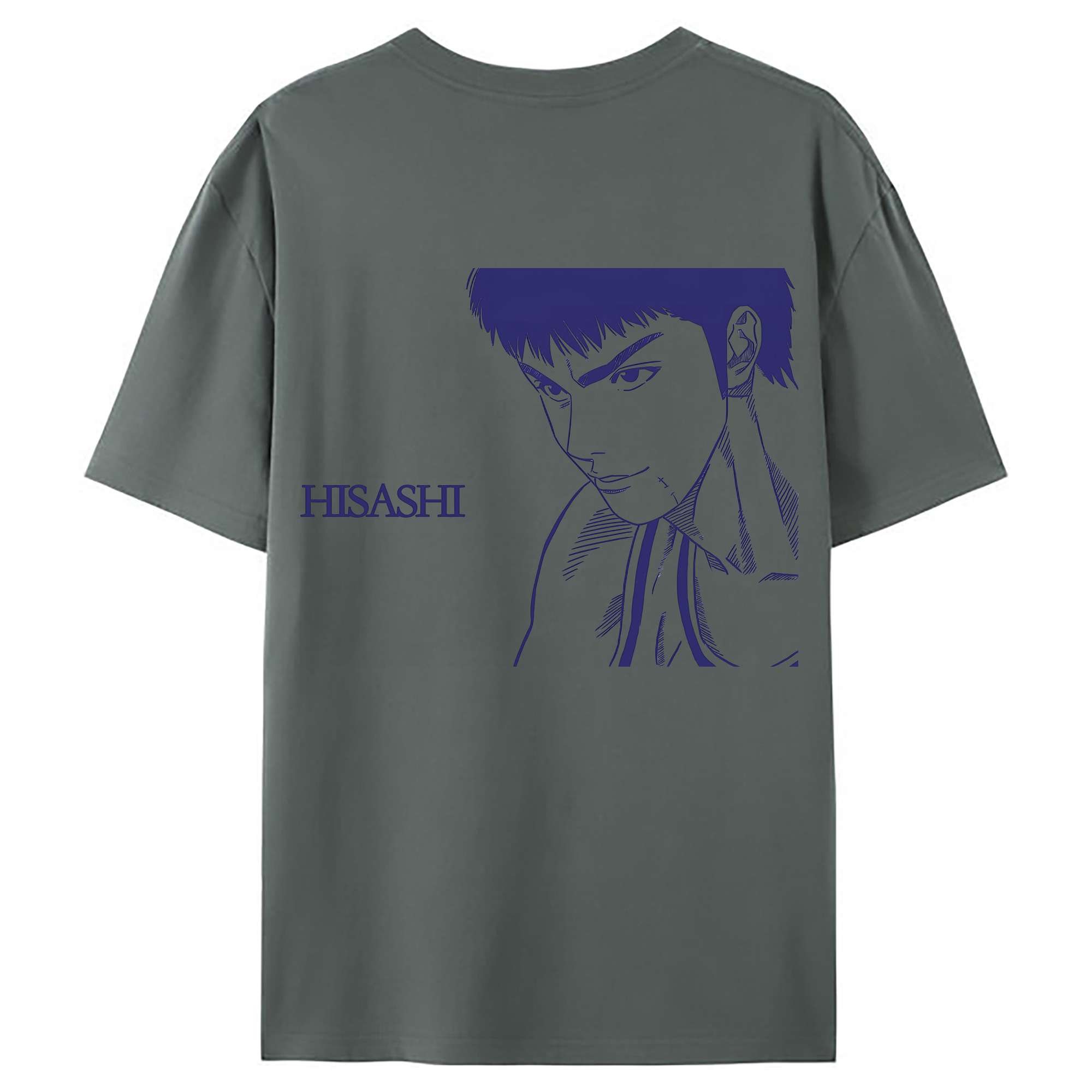 （画像用） SLAM DUNK／スラムダンク 綿100％ メンズ半袖Tシャツ（バックプリント） 通気性